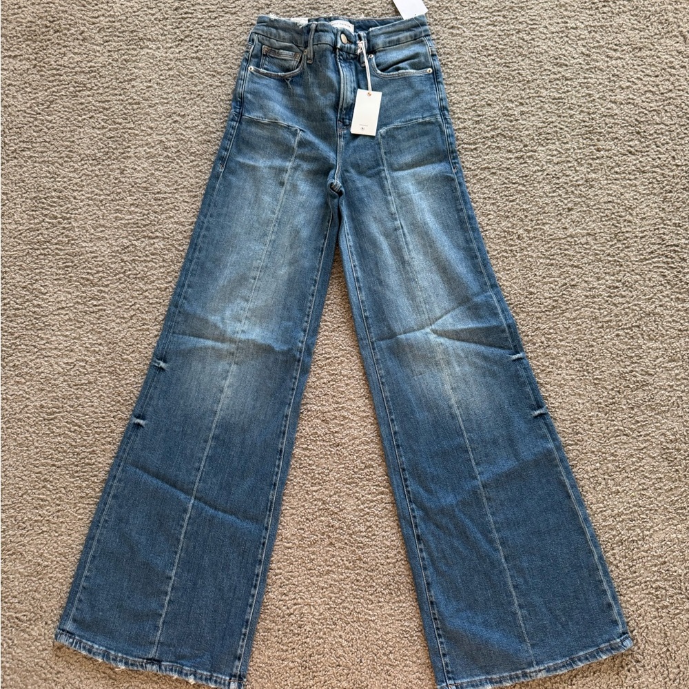 Good American Palazzo Jeans NWT